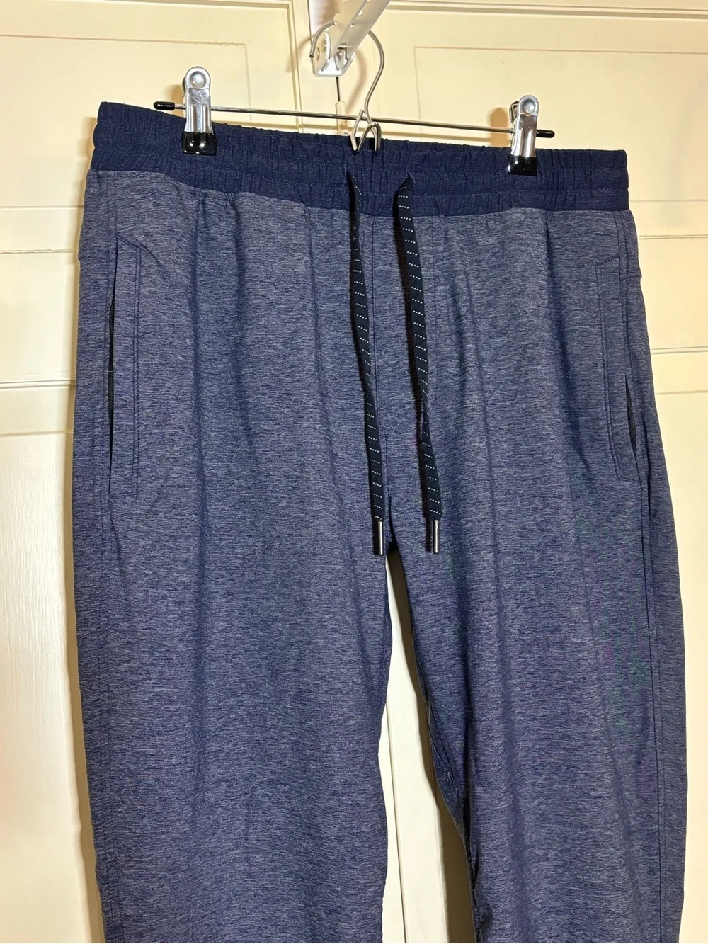 Men's 01.ALGO Navy Small Drawstring Performance Pants